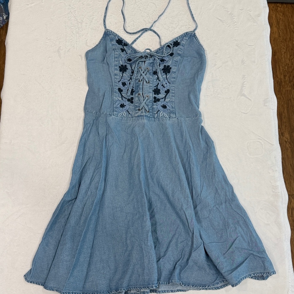 Abercrombie & Fitch Blue Floral Dress
